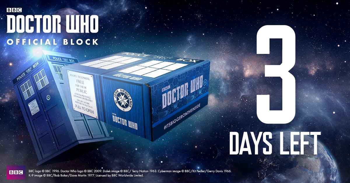 NerdBlock's tweet image. Straight from Gallifrey, we&apos;re packing the mini-TARDIS with exclusives just for you! Only 3 days left order! bit.ly/2nAWs8F