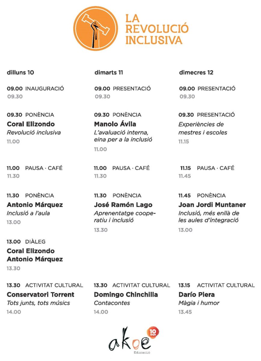 coralelizondo's tweet photo. Lunes 10 de julio #RevoluciónInclusiva Una revolución en marcha en Valencia @AkoeEducacio Más de 300 inscritos #Veranoinclusivo https://t.co/QCOtFbZuFf