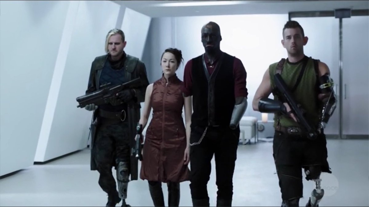 spacekya's tweet photo. i love this group of superheroes #Killjoys π https://t.co/RZfMBfM8Yf