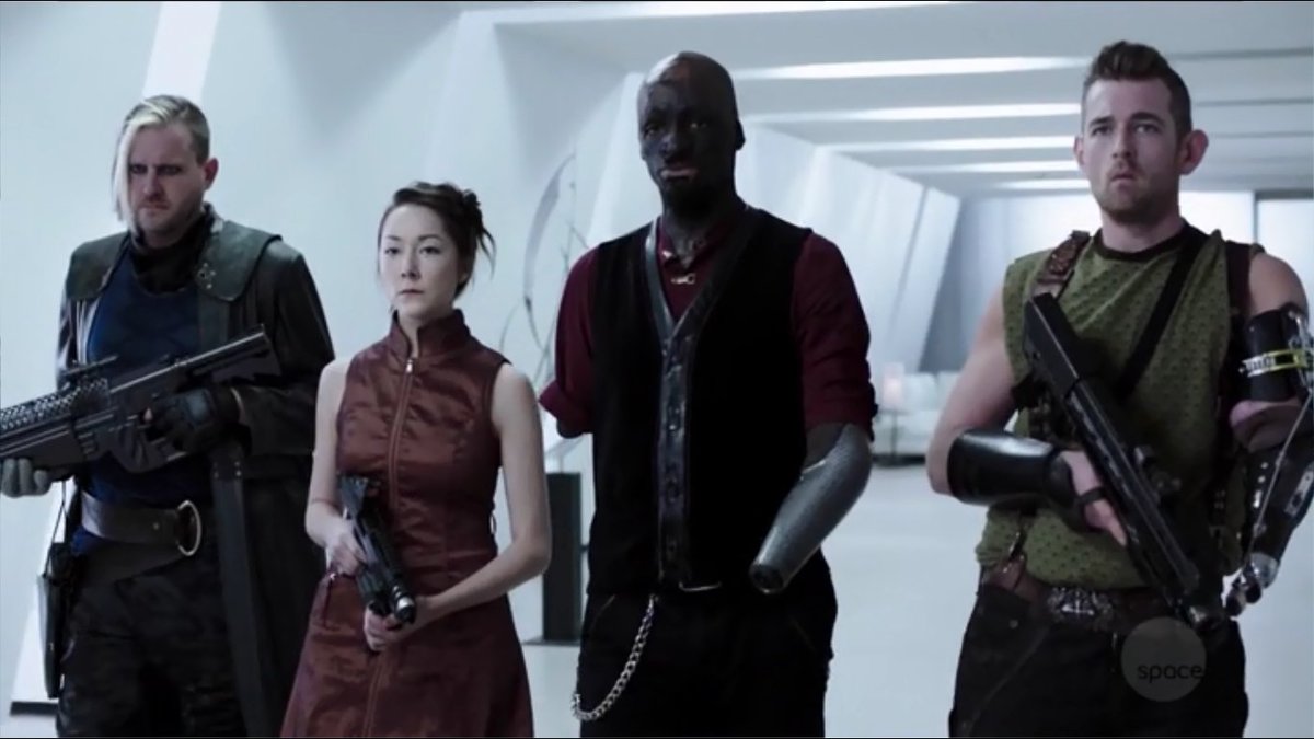 spacekya's tweet photo. i love this group of superheroes #Killjoys π https://t.co/RZfMBfM8Yf