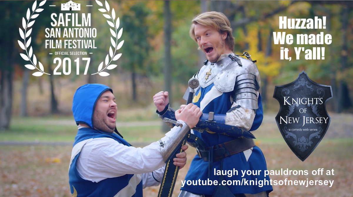 KnightsofNJ1's tweet photo. Woot!  We're in the 2017 #safilm We play August 3rd at 9PM. Congrats to the cast + crew! Check out the trailer here: https://t.co/lbrOpnB67y https://t.co/iF6BlSiiBR