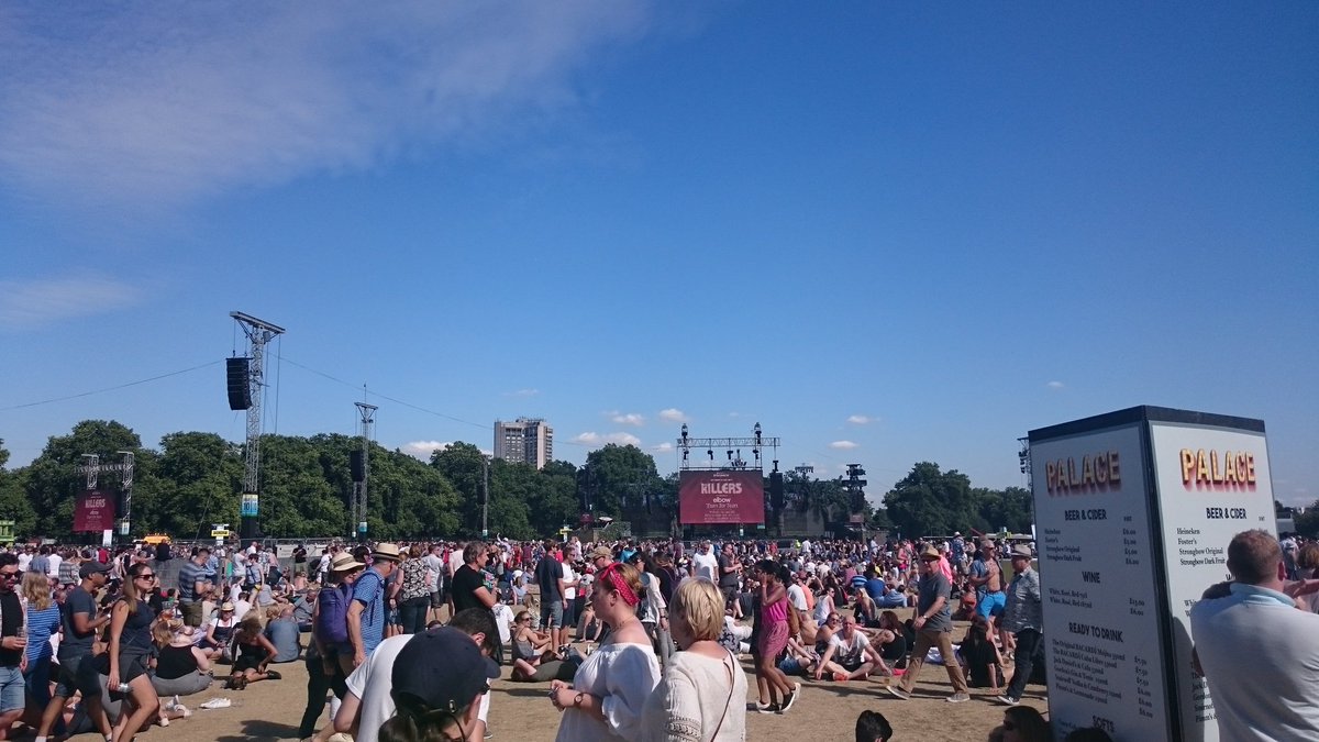 Thank you <a href="/BSTHydePark/">BST Hyde Park</a> for hosting my 15th Killers gig! <a href="/thekillers/">The Killers</a>