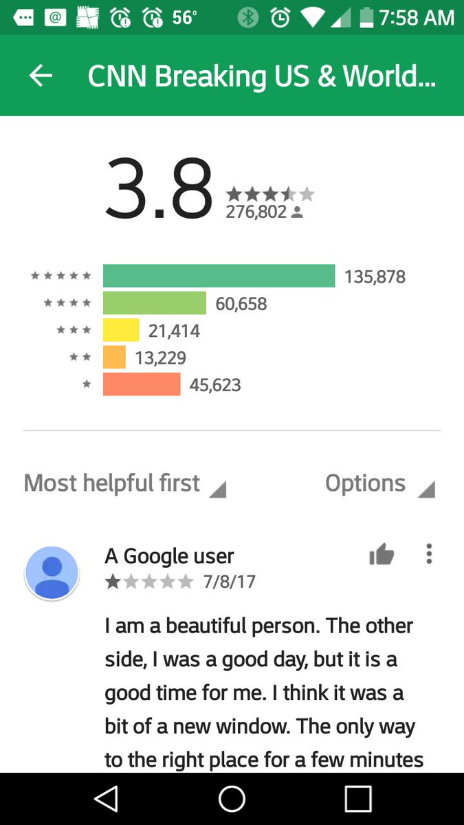 cozmojoe's tweet photo. @MarkDice look you were right. Fake. They somehow deleted over 15000 1 stars in 2 hours. https://t.co/AumNS7sZGH