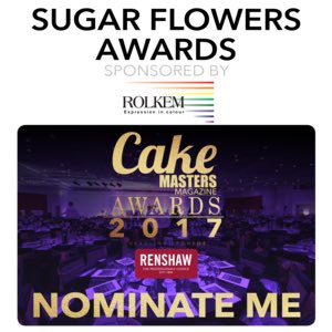 To nominate us please visit cakemasters.co.uk/2017cmma/ #cakemasters #Essex #Southend #sugarflowers @thevictoriasc
