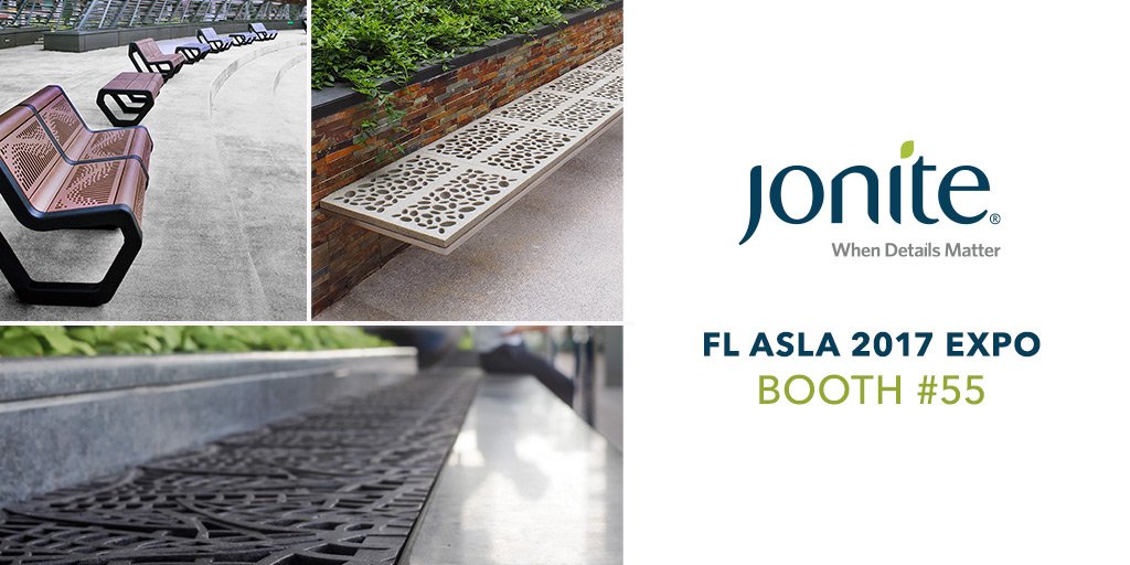 johnroccosales's tweet photo. Attending the #FLASLA 2017 Expo? Be sure to visit us at booth #55 &amp; discover the endless possibilities of Jonite. #FLASLA17 https://t.co/zcVO6iuceY
