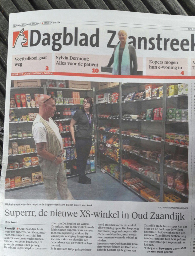 RIBWsuperrr's tweet photo. Kijk eens mooi artikel over onze #winkel in #Zaandijk ! #WMO @durfteparticip @RIBWZWWF https://t.co/AycXjlyk1t