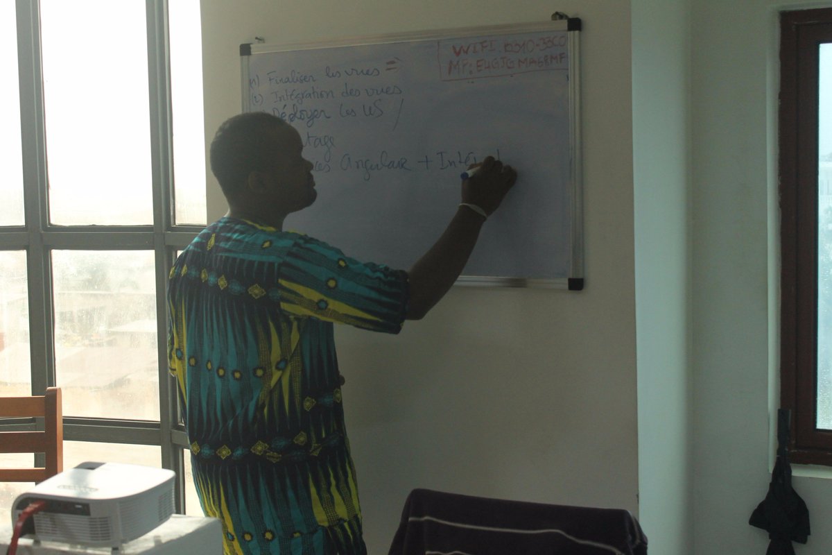 Nautilus_Techno's tweet photo. Ce matin à Nautilus Technology, s'est déroulé la 3e session de la formation sur la prise en main d'#Angular organisée par Benin Developers https://t.co/NBAFbbJO6H