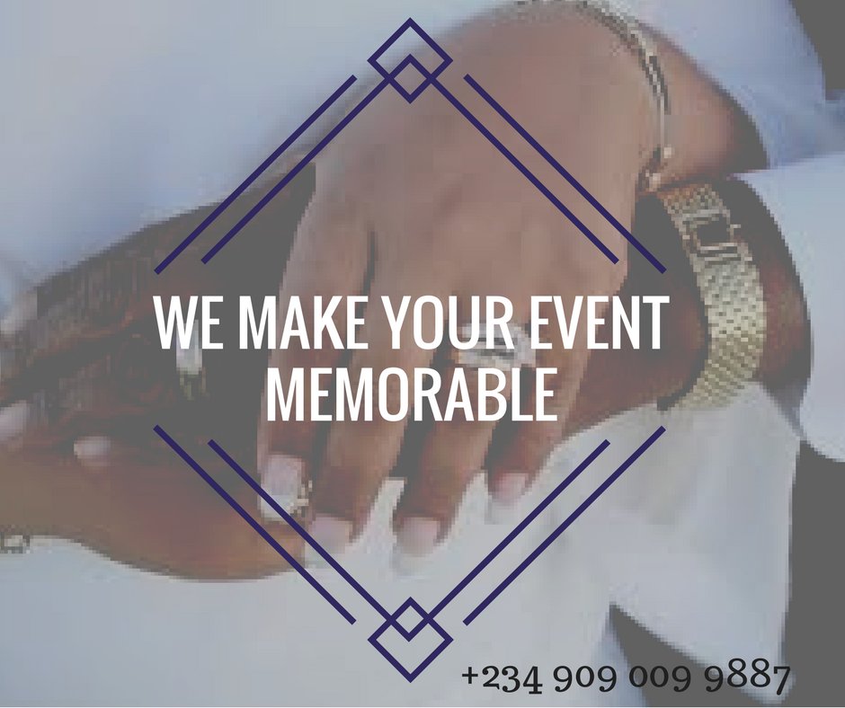 eventsbysi's tweet photo. Humans, not places, make memories. Let us help make beautiful memories.
Get free consultation this weekend, call +2349090099887. #eventsbysi https://t.co/fDkavN1qqB