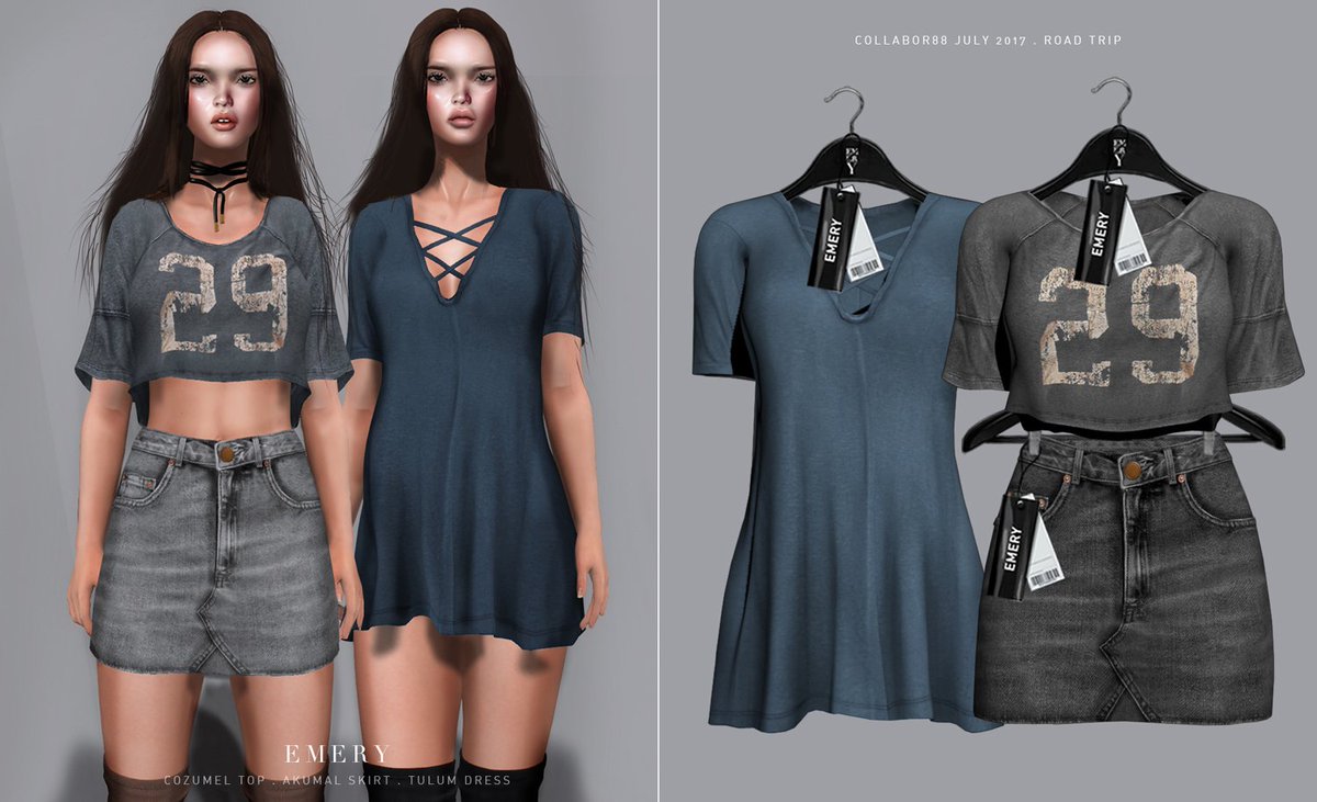 SunamiBeck's tweet image. Tulum dress, Cozumel Top &amp;amp; Akumal Skirt at Collabor88 July round maps.secondlife.com/secondlife/8%2…