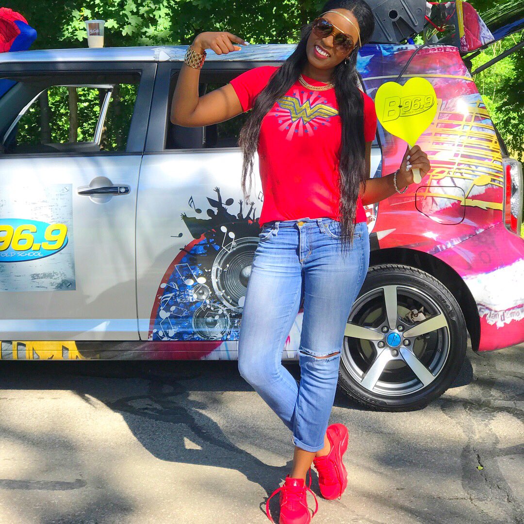 B969fm's tweet photo. Had a blast with the "Superhero" theme for the @ThreeRiversFest Parade!!! Don't miss the Heart & Soul Affair Thursday night with #B969!!! https://t.co/VIthpP1BHd