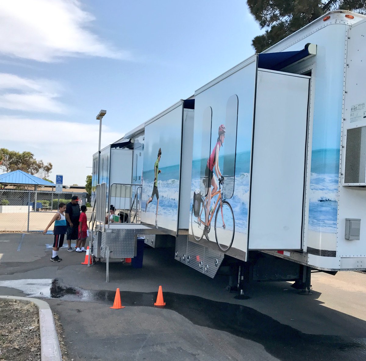 KP San Diego FM Residency Program (@kpsdfmr) on Twitter photo The <a href="/KPSanDiego/">Kaiser Permanente San Diego</a> #MobileHealth van is at James Madison HS this morning for community sports physicals The <a href="/KPSanDiego/">Kaiser Permanente San Diego</a> #MobileHealth van is at James Madison HS this morning for community sports physicals