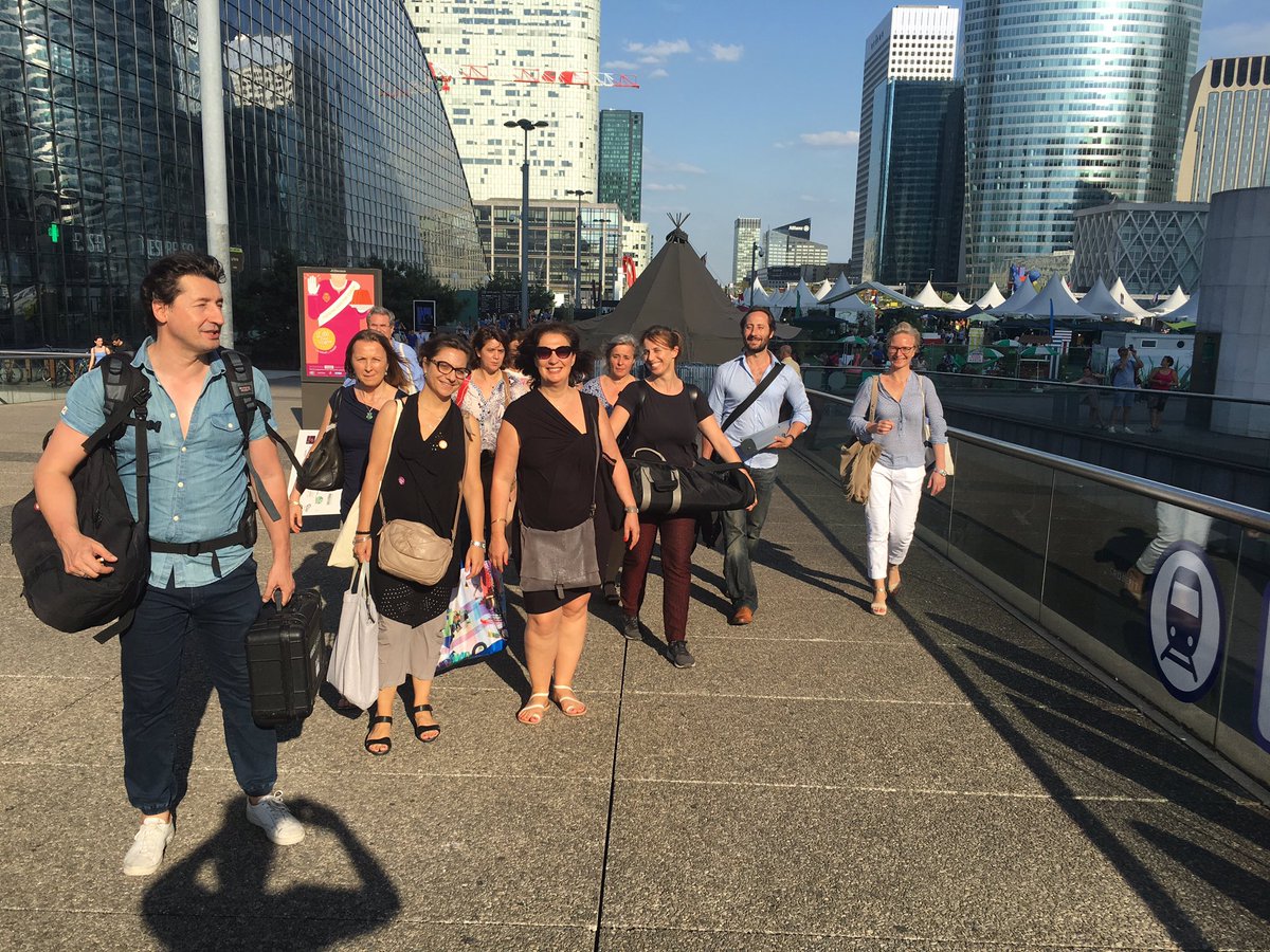 #UBATx le plaisir du travail accompli, fatigués et heureux