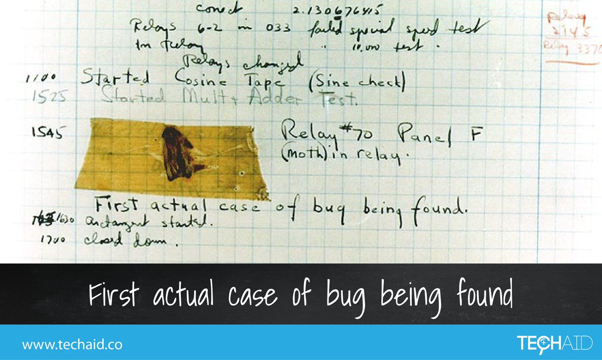 TechAID_CO's tweet photo. Check out this cool information about the Bug https://t.co/KMiJxBFyrP  #Test #SoftwareTesting #TechAIDSolutions https://t.co/V79AeTDP7r