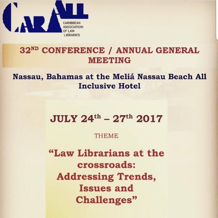 Presenting at #CARALL2017 #DigitalTechmology #LawLibraries @caribassocll