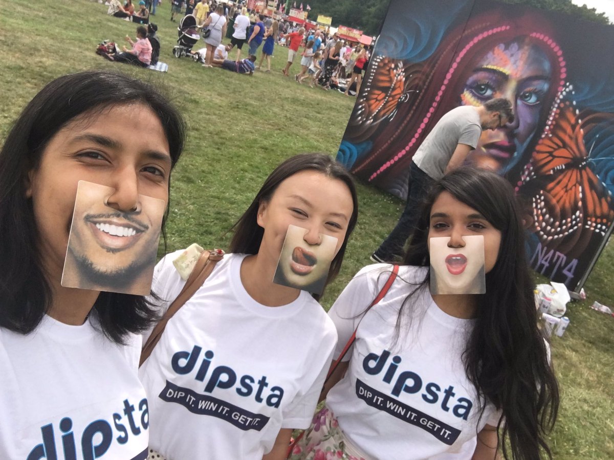 Dipsta having fun at the Godiva music festival Coventry <a href="/dipstacrowd/">dipstacrowd</a>