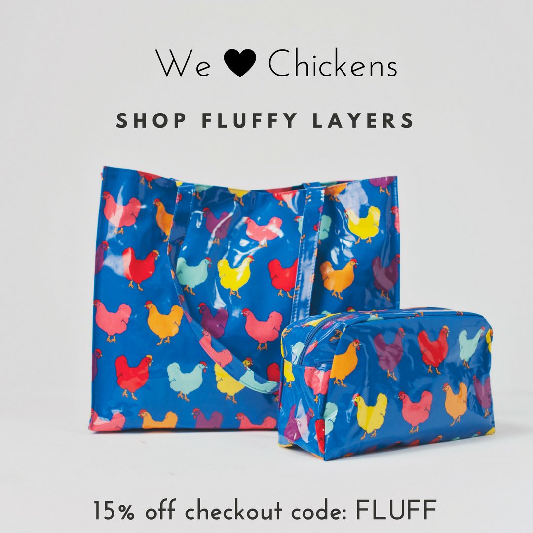 fluffylayers's tweet photo. Enjoy 15% off with coupon code: FLUFF
https://t.co/2bH4SjJqOg #fluffylayers #shopfluffy #fluffyfans #crazychickenlady #backyardchickens https://t.co/XcttP0GDlo