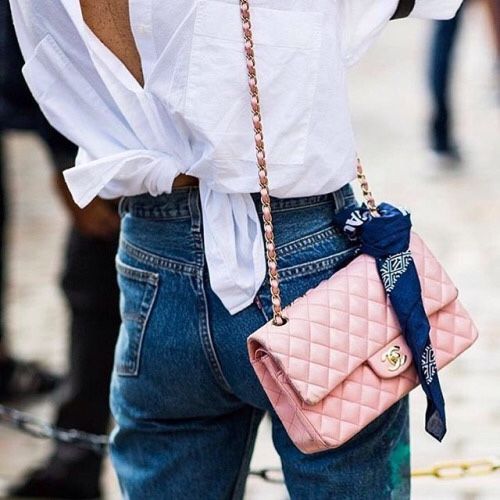 esthersanter's tweet photo. Girly girl at heart. #pinkchanel https://t.co/X9tnSZJFyS
