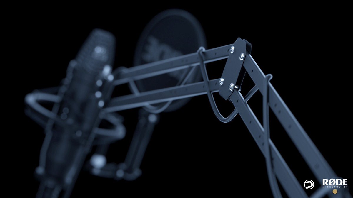 Product visualization for @rodemics x @DareRising #octanerender #c4d ...