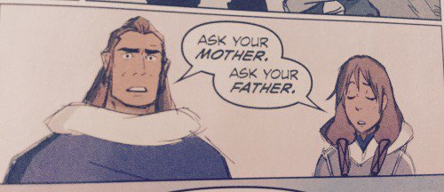 "When Korra would ask Senna and I to do things when she was younger."