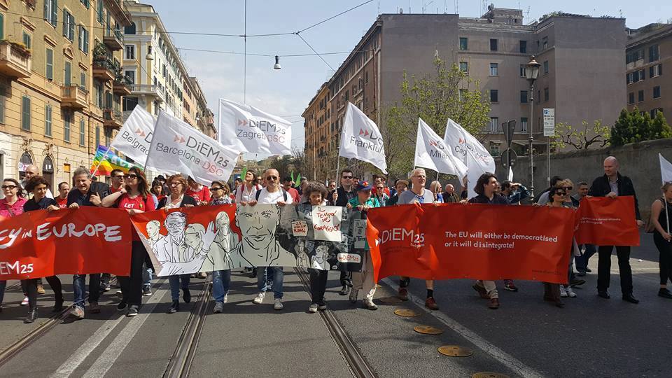 DiEM25_BE's tweet photo. Join us tomorrow in #Brussels as we prepare for the Real State of the Union. Come see how to get involved https://t.co/TBEqxPIO4z #DiEM25 https://t.co/9PF0B9MsqF