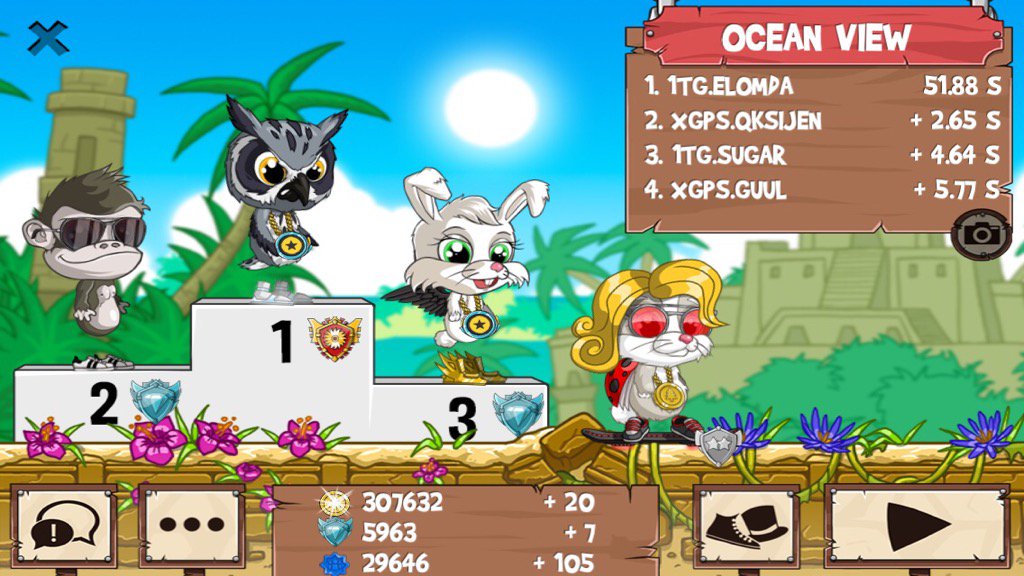 TG_SUGAR's tweet image. Having a blast @ #funrun2 #ELOMDA #Qksijen #guul