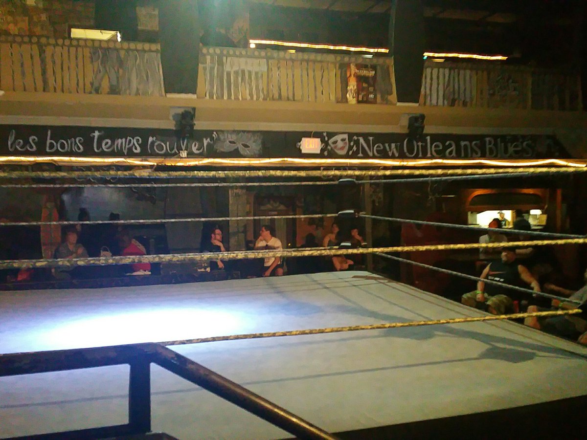 MarriedMarks's tweet photo. Great seats to watch @ProBattleground tonight. Looking forward to @DarinCorbin in a 30 minute Ironman match. #WinThatTitle https://t.co/7rnUh6fHar