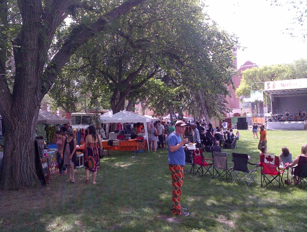 Dropped into AfroFest in Victoria Park—celebrating cultures from Africa, now part of Regina!