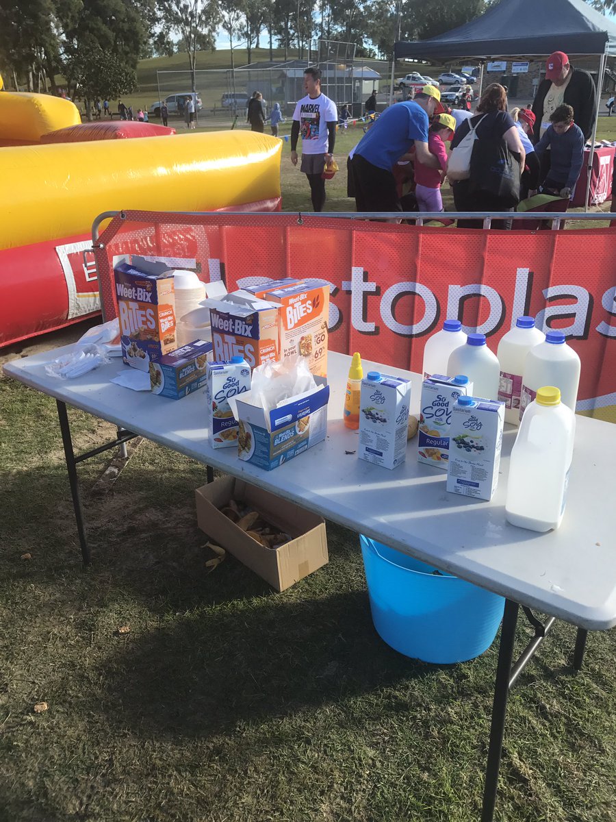 tayla_harris7's tweet photo. The @Weet_Bix table is where I'm at... @LittleBIGDASH kicks off soon! 🙆🏼 https://t.co/sKE5vwqNnu