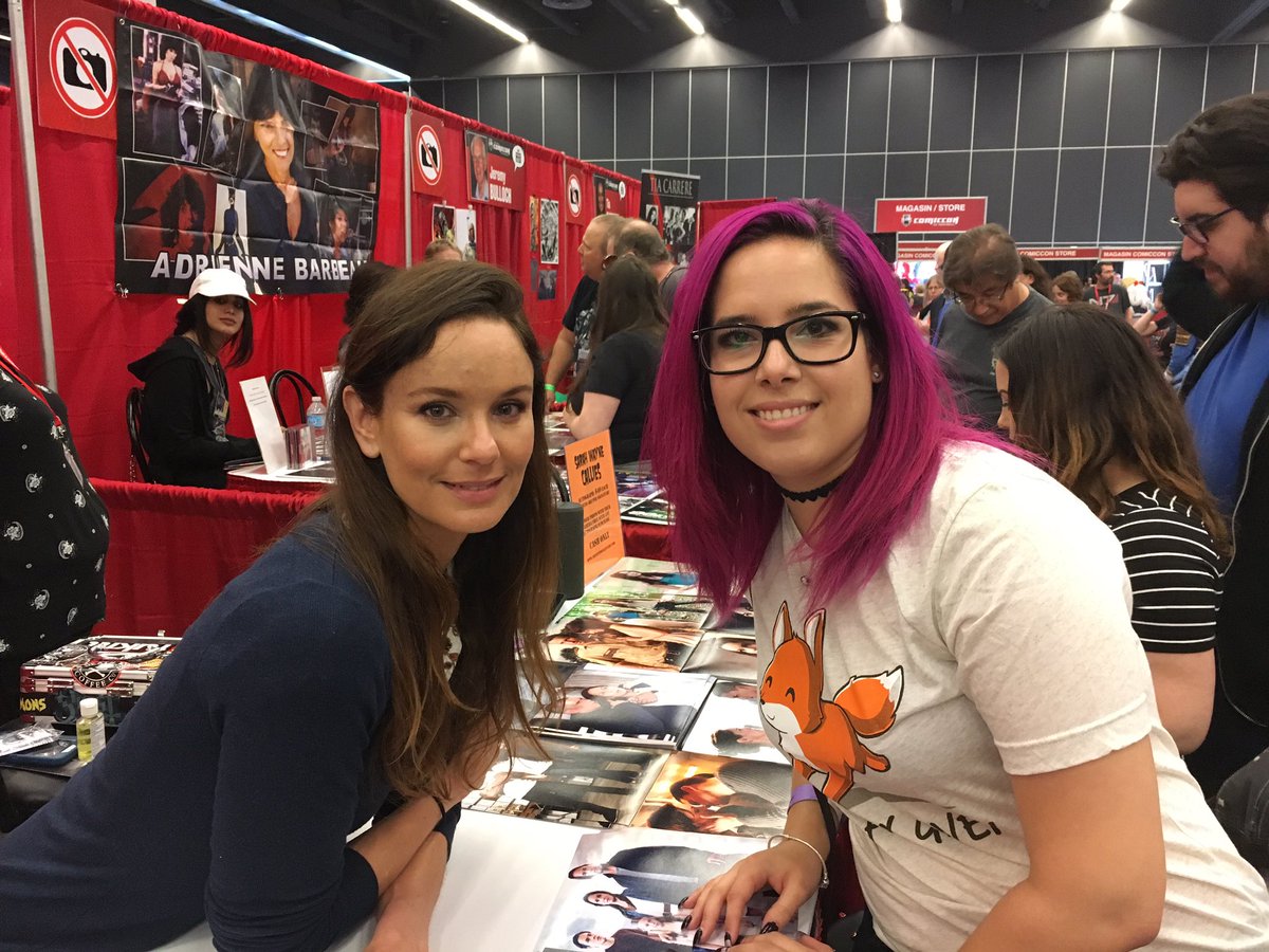 jessydelreyy's tweet photo. #sarahwayne #comiccon #montreal #prisonbreak #WalkingDead https://t.co/MCxYmLAqpq