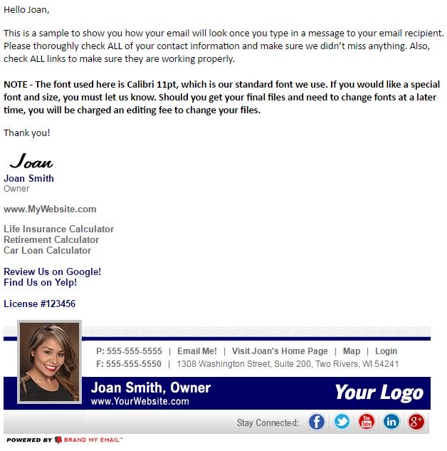 BrandMyMessage's tweet image. What's the #Best email #Signature for #Insurance Agents? We'll tell you! bit.ly/2cVuEeb