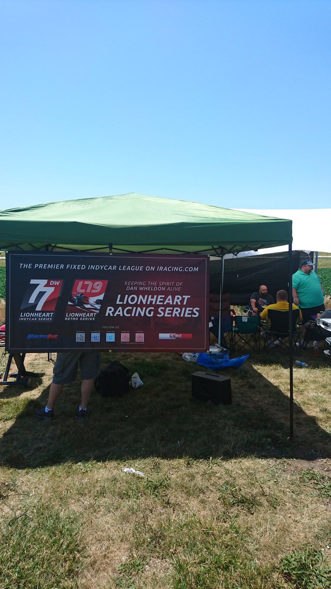 LionheartSeries's tweet photo. The Lionheart Guys are here! @iowaspeedway @Hinchtown @ConorDaly22 @simonpagenaud @iRacing @DavidSPhillips1 @MarcoAndretti @LionheartBook https://t.co/s8DdLRGUnj