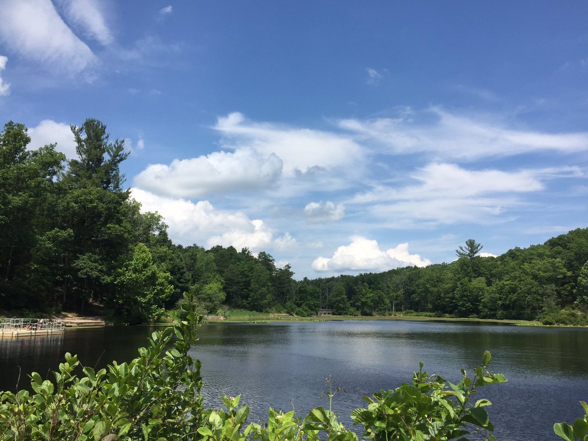 Pandapas Pond with @poetjv today! #blacksburg #virginia