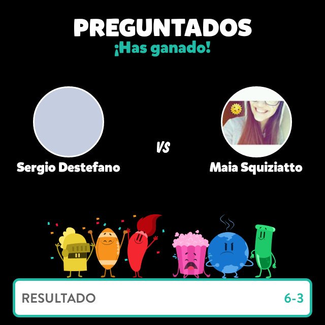 SergioDest's tweet photo. ¡Gané una partida contra Maia Squiziatto en Preguntados! - https://t.co/1LZMrpdyUg https://t.co/WZJTOgUBIv
