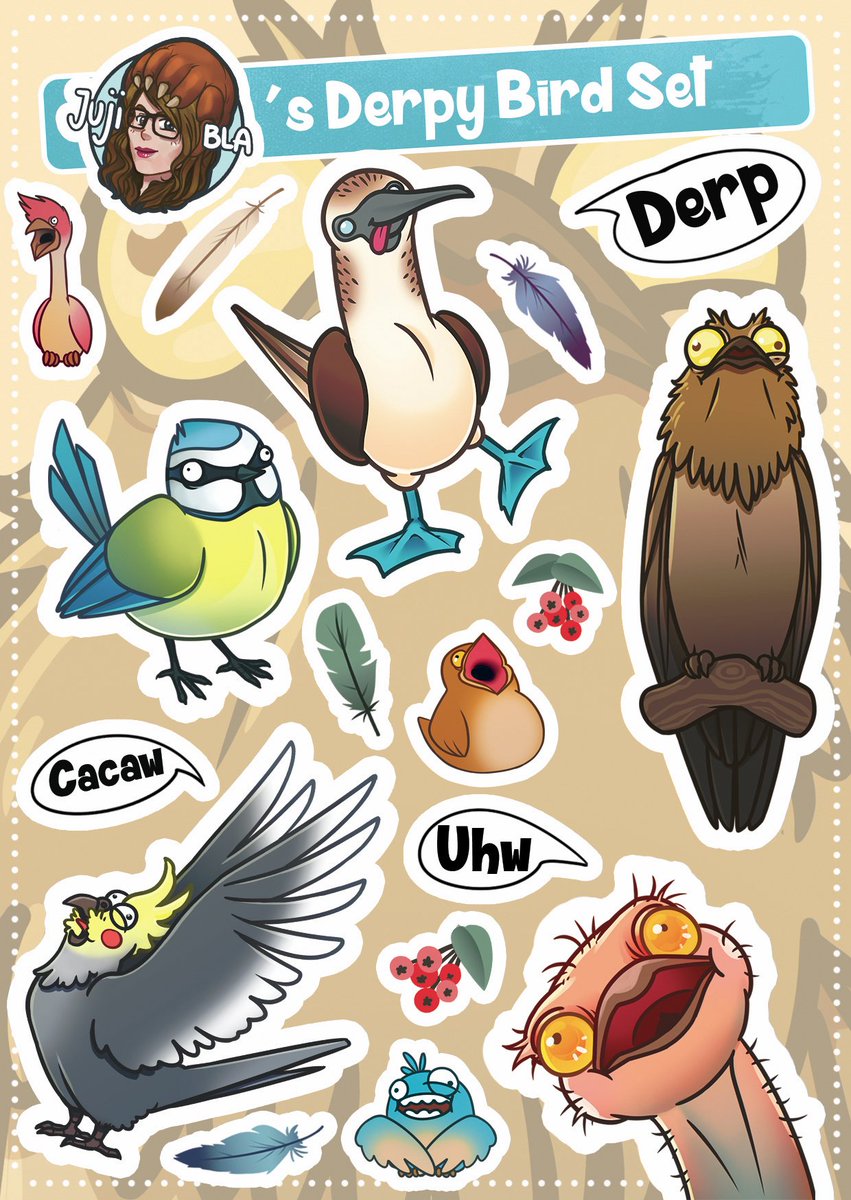 JujiBla's tweet photo. Alle Druckdaten sind fertig, die nächste Woche wird super :D Ihr dürft gespannt sein! #Stickerhype https://t.co/vStcFFMU1l