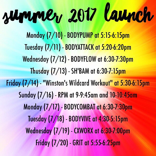 TWRfit's tweet photo. GET READY! Summer 2017 Launch kicks off on Monday!
#Indy #CircleCity #IndyFit #IndyFitness #FitnessIndy #FitIndy #IndyCycle https://t.co/6pk3BiHrP1