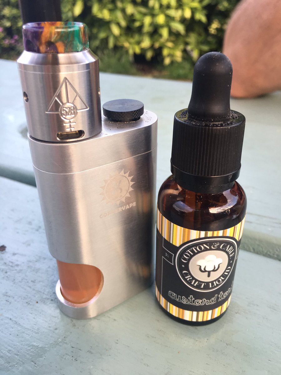 CottonAndCable's tweet photo. Going old school squonking and loving it #vaper #vape https://t.co/25BHr1BJHx