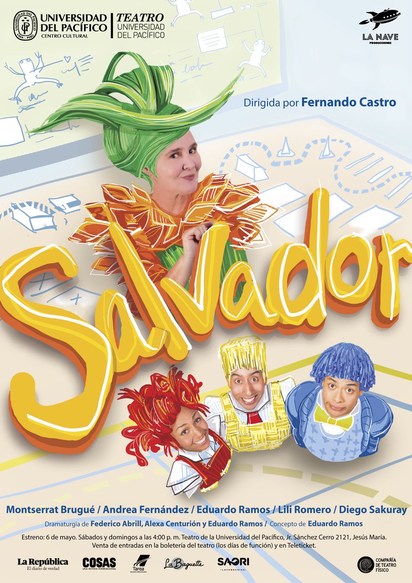 SoloTeatroPe's tweet photo. ÚLTIMAS FUNCIONES DE #Salvador en el @CCUPacifico con #Monchi 4 pm #serdiferenteesnormal #TeatroFamiliar #TeatroInfantil #Musicaenvivo https://t.co/iWbIAhf9DE
