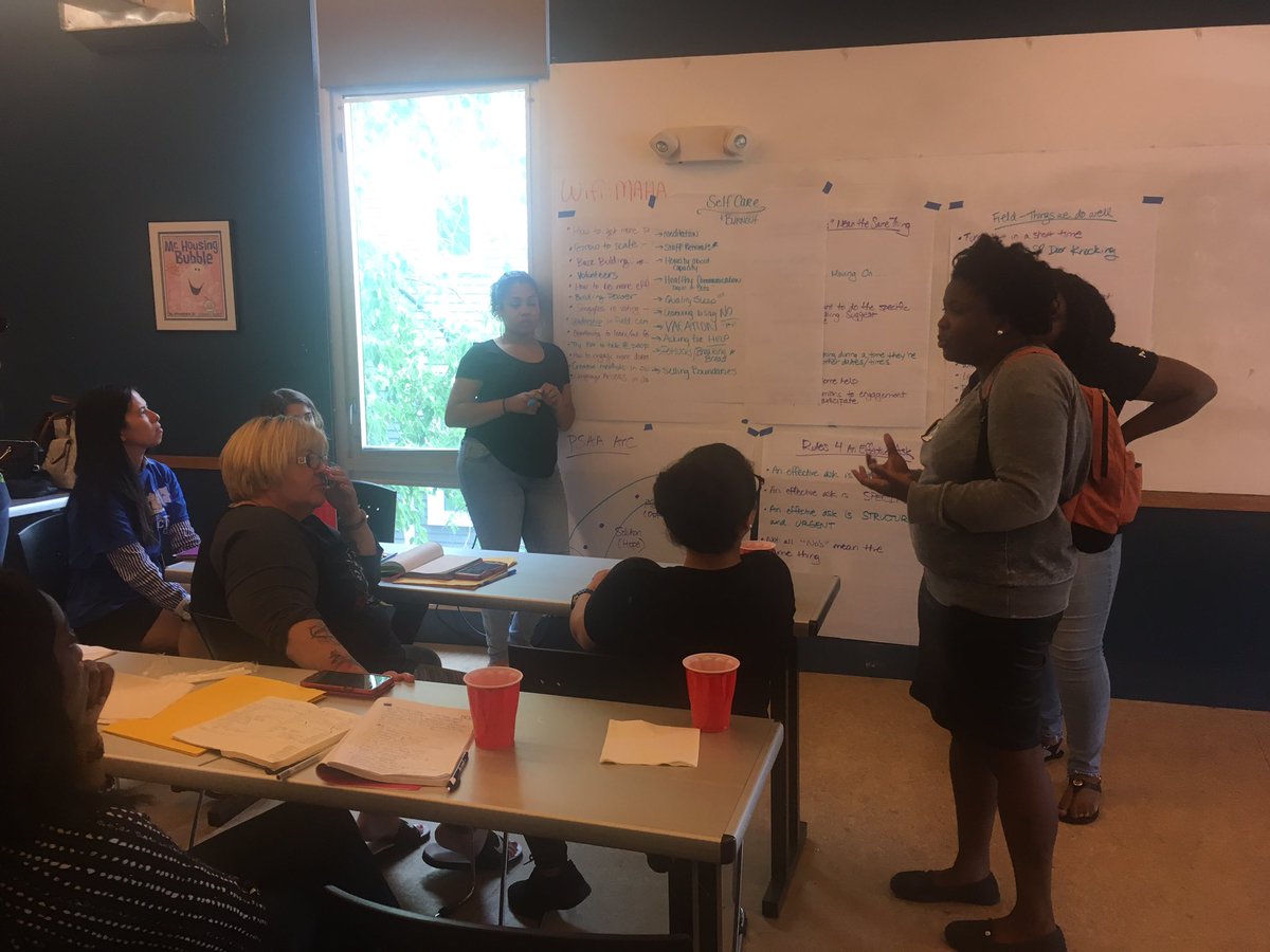 MAVoterTable's tweet photo. How do you approach self-care, coalition work, volunteer retention& working across a large region in your organization? #WellstoneWay https://t.co/JccRssfW5w
