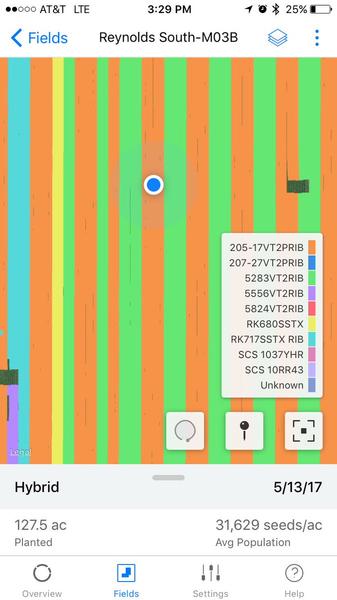 Agman_Miller's tweet photo. Thankyou @FieldView for making it easy to find and evaluate hybrids in a field with 9 numbers.   205-17VT2 looking great! @ChannelSeed https://t.co/CxfoCQwFRf