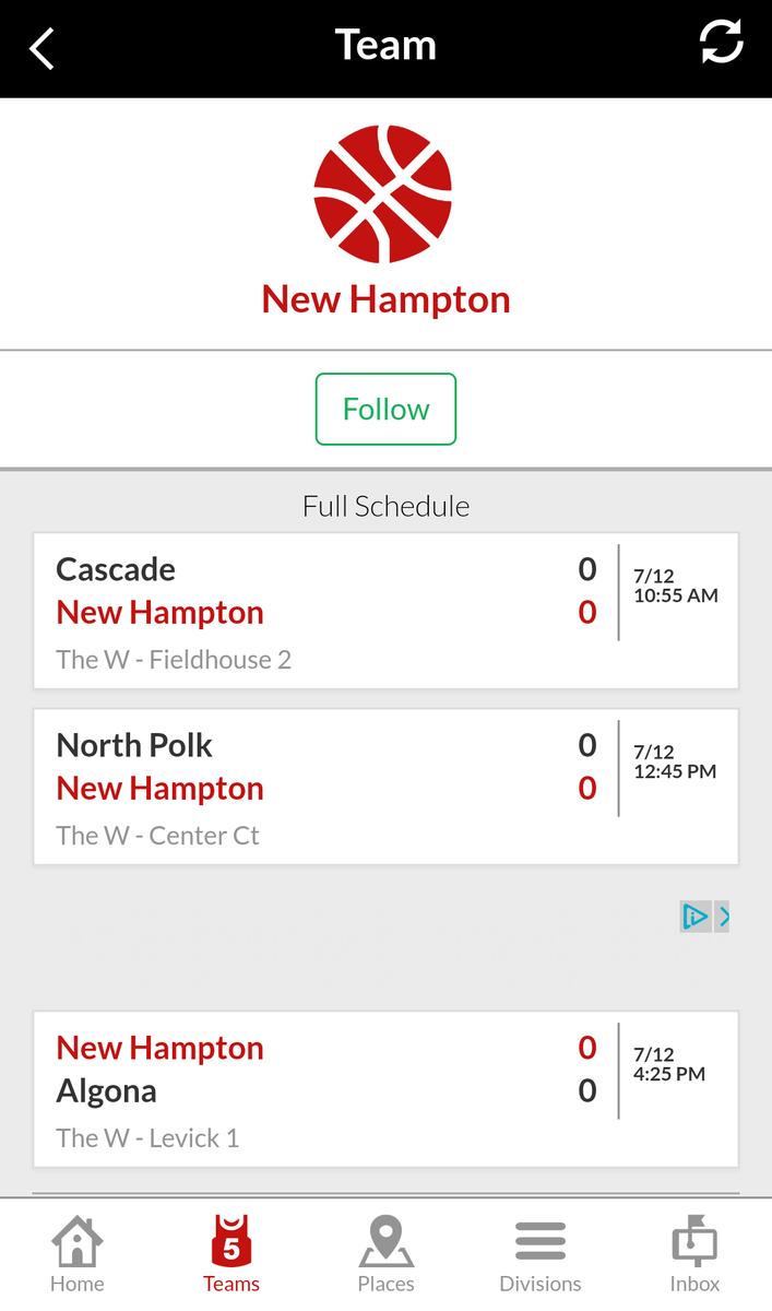 Warburg camp is coming, here is the schedule! Some good competition this year!Will post the bracket when it comes out Wed night! #Ready2BALL