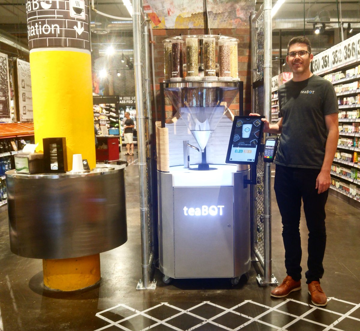 teaBOT (@myteabot) on Twitter photo #JustLaunched @ the new #Junction <a href="/organicgarage/">Organic Garage</a>! We couldn't be more excited to finally show off our first Canadian grocery store partner!! #JustLaunched @ the new #Junction <a href="/organicgarage/">Organic Garage</a>! We couldn't be more excited to finally show off our first Canadian grocery store partner!!