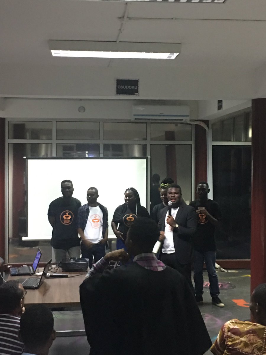 thePOE_T's tweet photo. The team behind @AccraSOUP. My fantastic students. I am proud of you. Keep doing good #youthindevelopment #accrasoup @TheImpactHub https://t.co/P7MoazPkFr