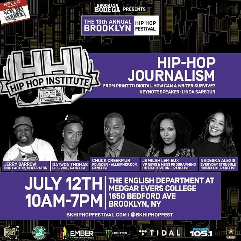 Daydog's tweet photo. I hope yall realize how good this is going to be...#BKWhatUp!
#Repost "@jlbarrow And you say New York City. Come through to Medgar Evers C… https://t.co/ZSOjtVpLuu