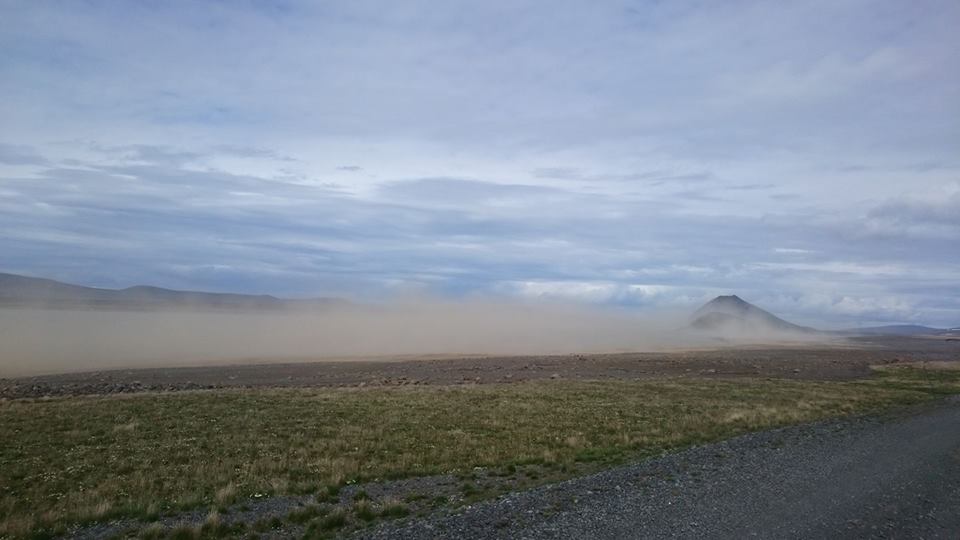 Hálslón 5. júlí 2017.