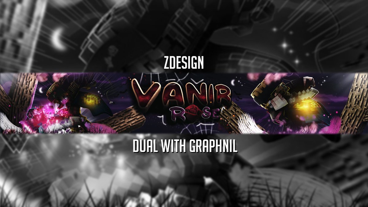 ZDESIGNNN's tweet photo. New Banner ! 
For: @VanirRose 
dual with : @graphnyl 
Max Opinion please ! https://t.co/eKo0JVmz4y