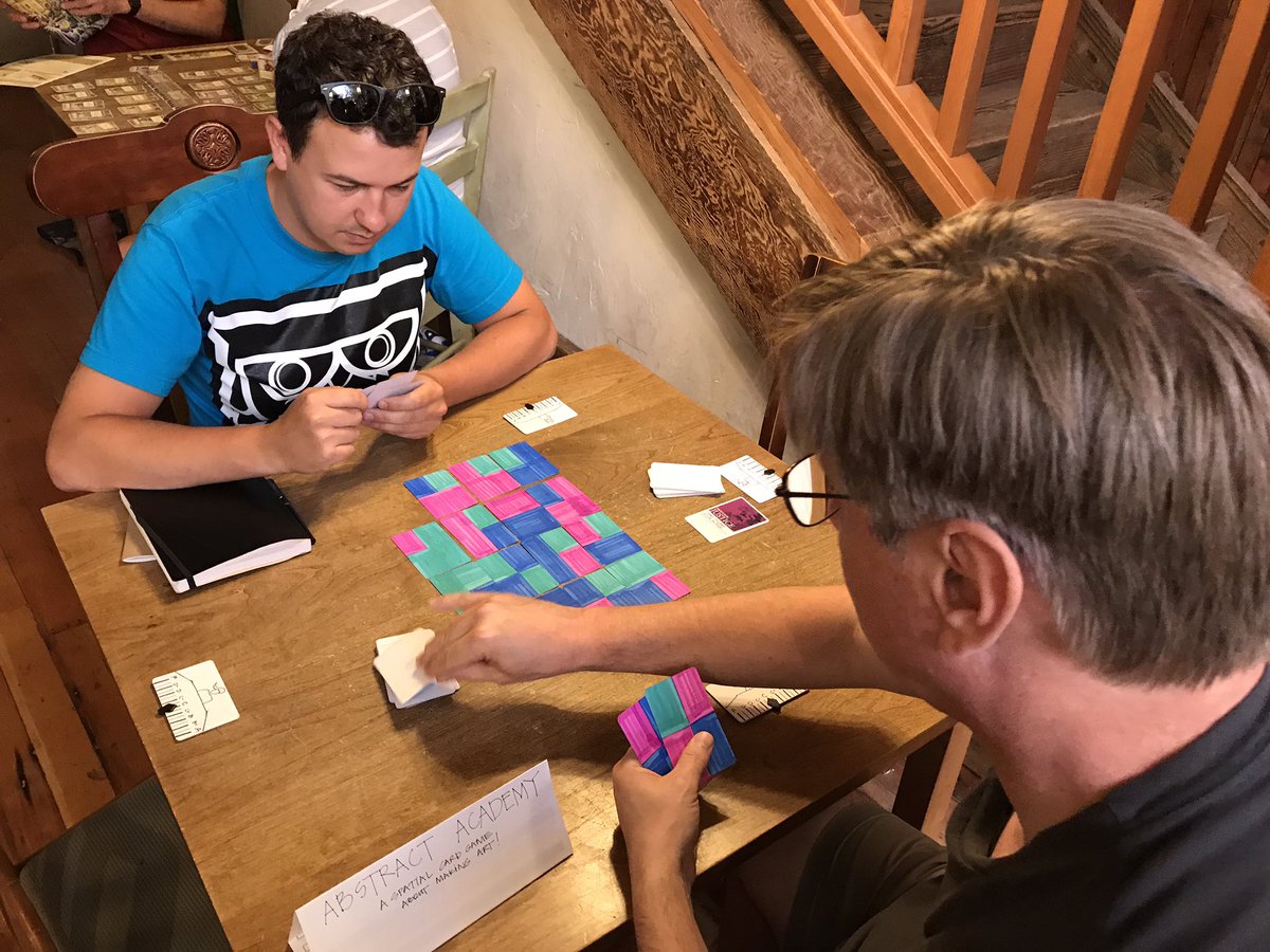 playtestNW's tweet photo. Playtesting in progress at @BHGames. #AbstractAcademy, #DollarsToDonuts, #FantasticFactories, #ValeriaCorsairs, and #EminenceGrise. https://t.co/4GByiiUFQ7