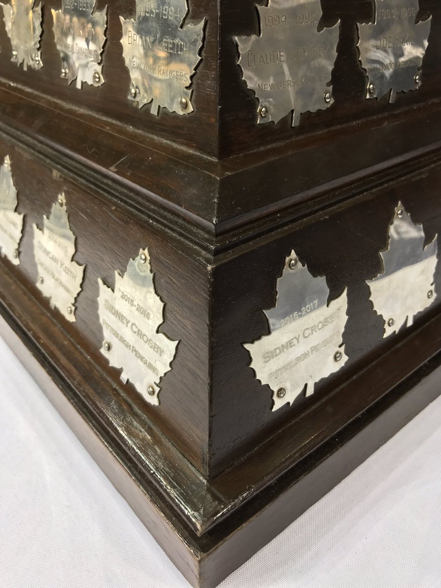 ronniemauro's tweet photo. Crosby Corner on the Conn Smythe trophy @penguins @NHL https://t.co/0caULMmP5J