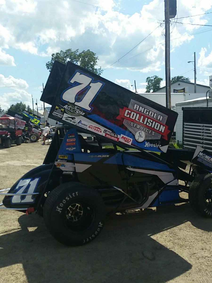 FremontSpeedway's tweet photo. .@AyrtonOlsen71 Is joining the 410 sprints tonight during @CrownBattery Night! https://t.co/ihis6DGvKb