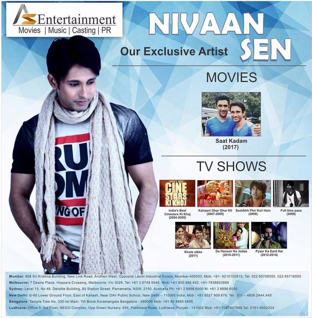 Asentertain's tweet image. @nivaansen #exclusive #artist of #ASEntertainment - we #look after his #work in #india and #abroad for his #tv #se… ift.tt/2uCKeQj
