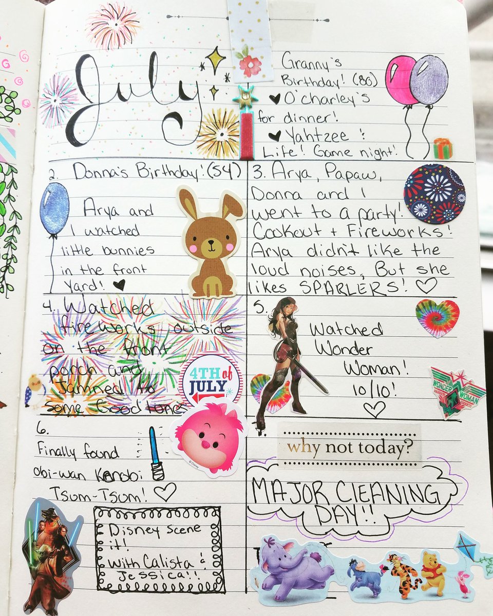 heather_hogge's tweet photo. July 1~7!♡ 
#stickers #stickerjournal #stickerdiary https://t.co/WpLVBtTZ9f